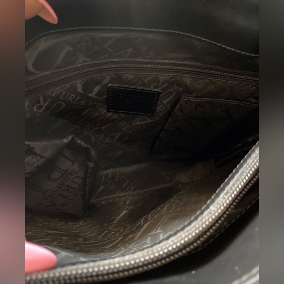Furla Black Embossed Bag - Picture 14 of 15
